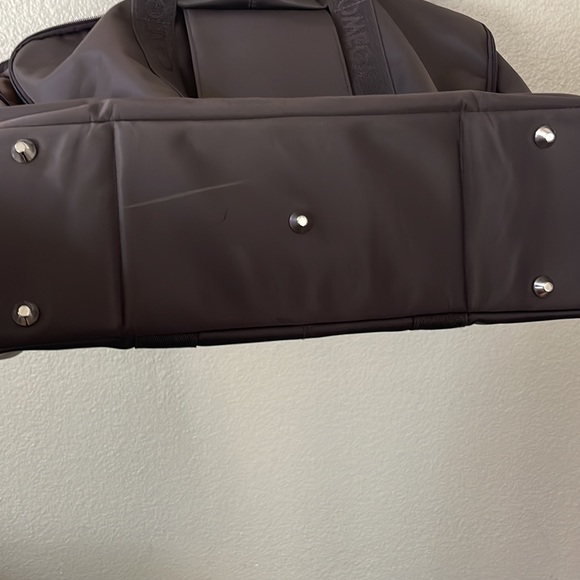 RARE! Omega Watch Speedmaster James Bond Folding Brown Tote Travel Carry On Bag - Picture 7 of 9